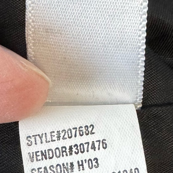 Banana Republic Charcoal Gray/Black Striped Wool blend Skirt, Women's size 14 - Picture 10 of 11